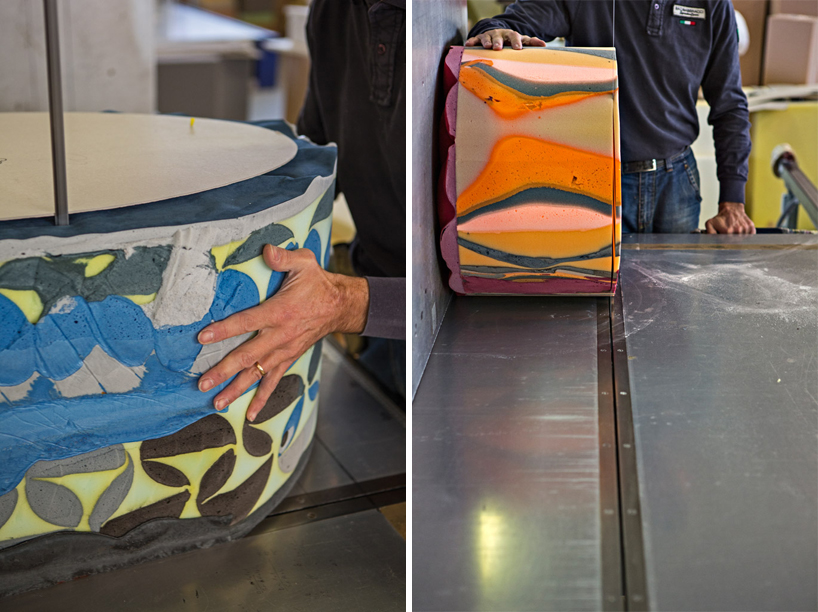 gommapiuma décor polyurethane furniture by massimiliano adami