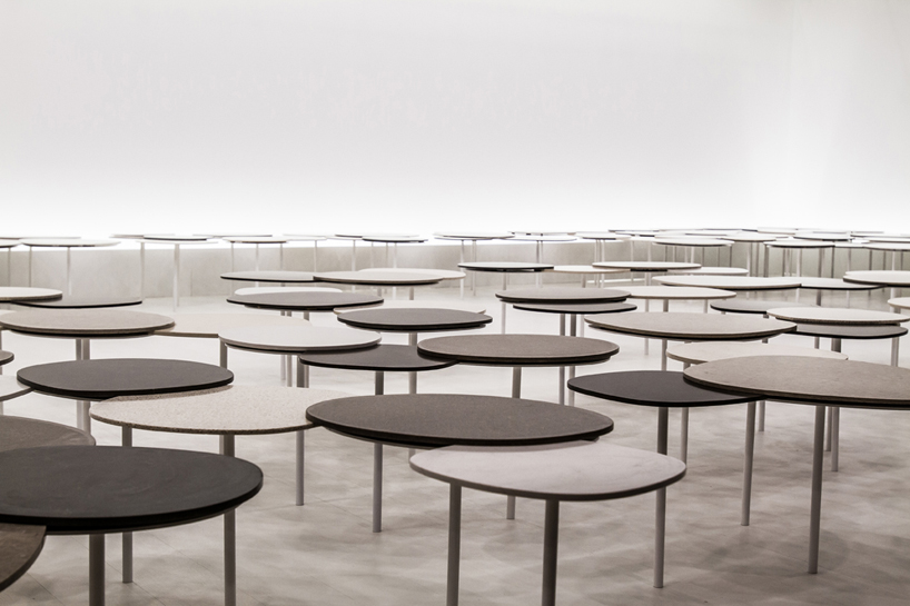 nendo: stone garden for caesarstone at toronto IDS 2013