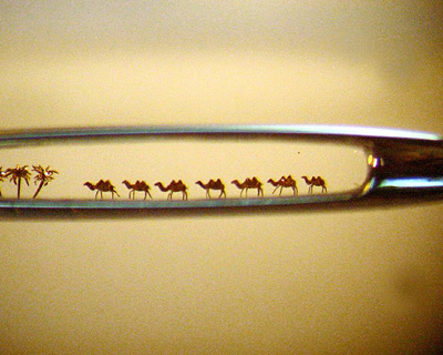 sculptures so small they fit in the eye of a needle by nikolai aldunin