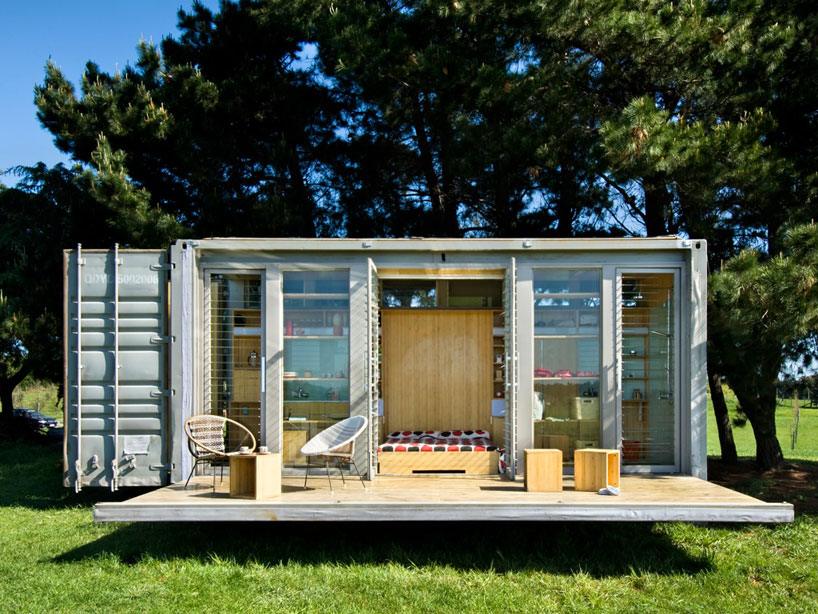 port a bach shipping container retreat by atelierworkshop