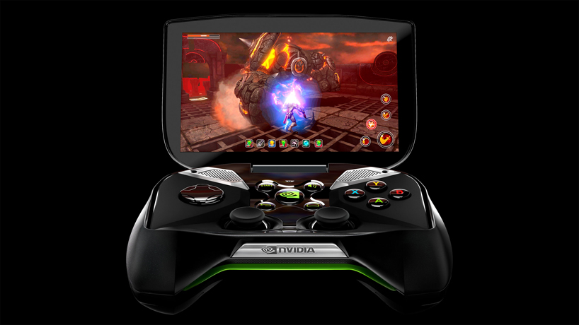 NVIDIA project shield portable handheld game console runs on android
