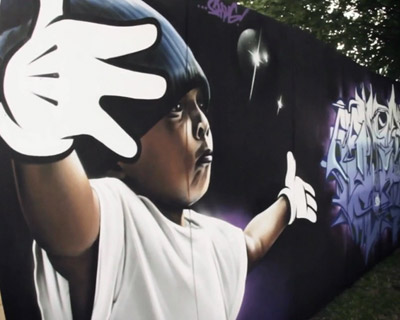 the roskilde music festival graffiti project by lars pederson