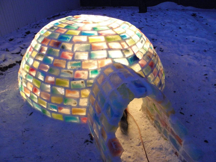 rainbow igloo by daniel gray