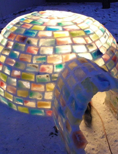 rainbow igloo by daniel gray
