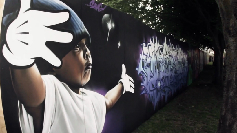 the roskilde music festival graffiti project by lars pederson