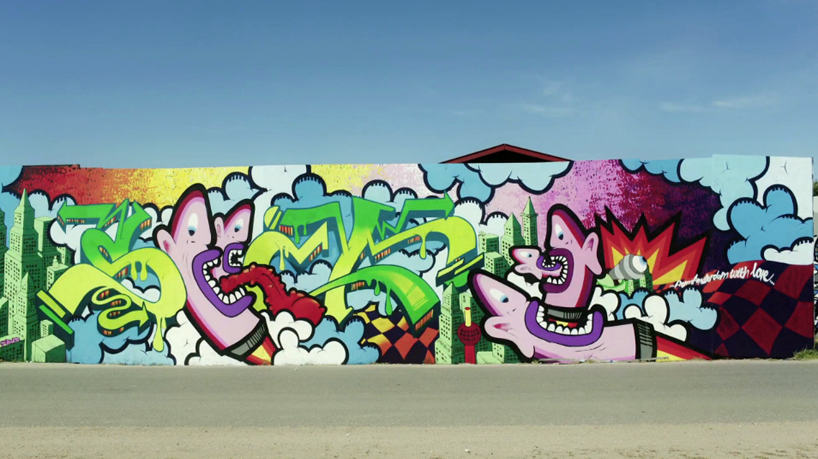 the roskilde music festival graffiti project by lars pederson