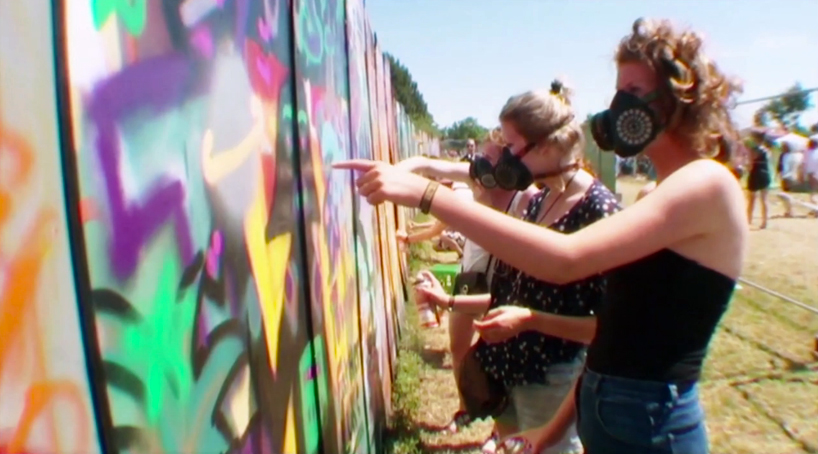 the roskilde music festival graffiti project by lars pederson