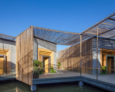 HWCD: bamboo courtyard teahouse