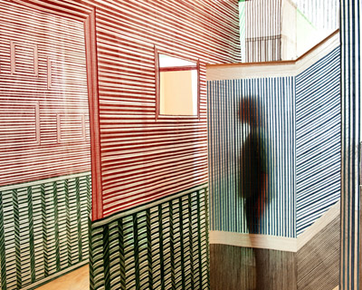 woven walls installation by wies preijde