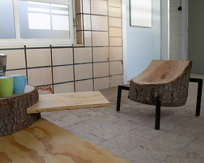 hand crafted reclaimed log furniture