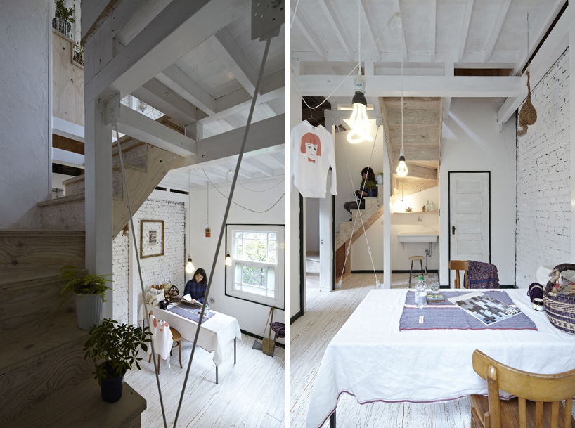 refurbishment of an existing brick masonry by japanese architects no.555