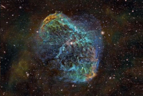 spinning nebula creating a tar