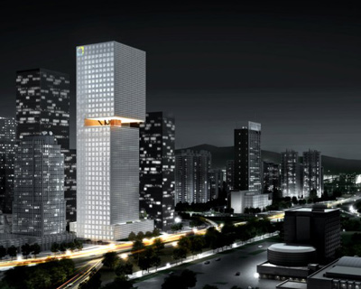 OMA commissioned for the essence financial building, shenzhen