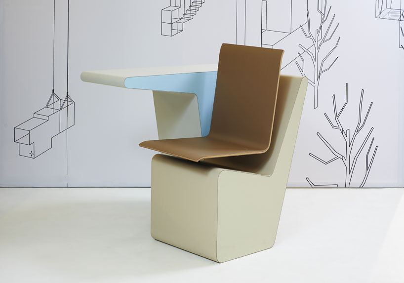 studio makkink & bey: sideseat, self contained desk and cupboard for PROOFF
