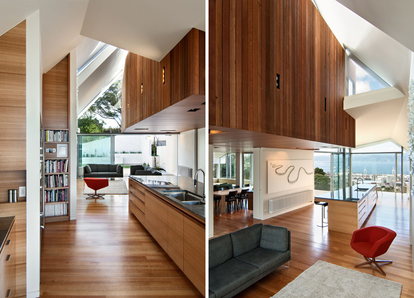 parsonson architects: seaview house, new zealand