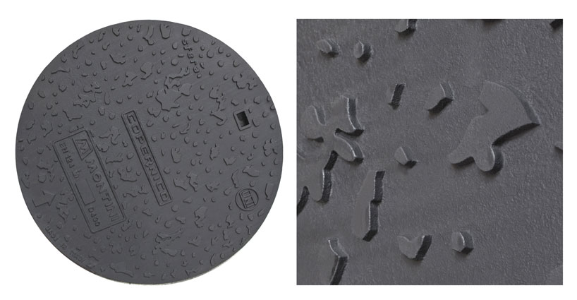 giulio iacchetti and matteo ragni: cast iron manhole covers for montini foundry