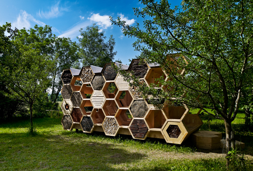 atelierd: abeilles bee pavilion in france