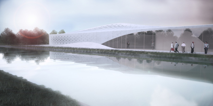asymptote architecture: beukenhof auditorium and crematorium