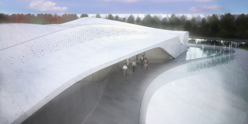 asymptote architecture: beukenhof auditorium and crematorium