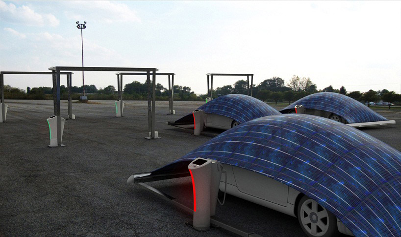 v tent solar panel parking system by hakan gursu