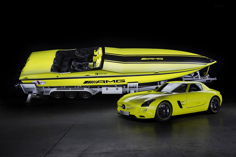 world's fastest electric speedboat by mercedes benz AMG + cigarette racing 