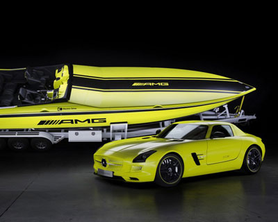 world's fastest electric speedboat by mercedes benz AMG + cigarette racing