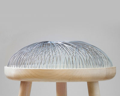 polar array dome stool by studio toer