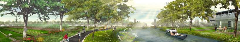 west 8: guangzhou huadi sustainable masterplan 