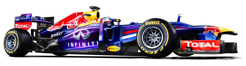 Minichamps 1:18 M. Webber Infiniti Red Bull Racing RB9 #2