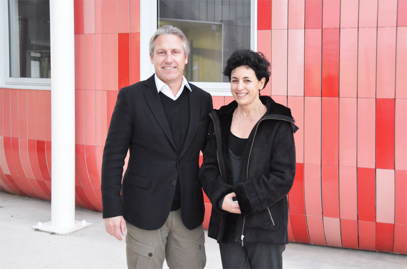colorful cladding at the innovation center for children children's innovation centre in valencia clad in colorful tiles