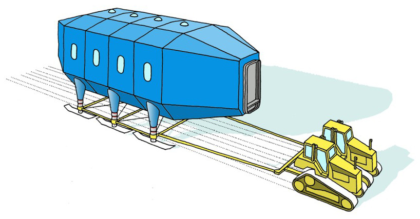 hugh broughton architects: halley VI mobile antarctic research station