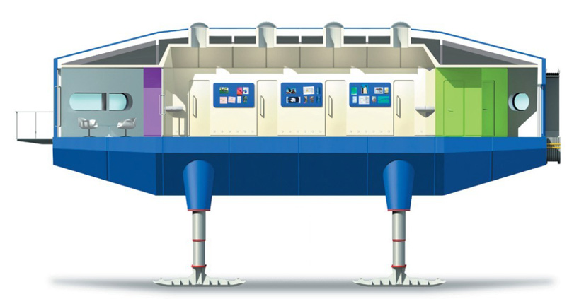 hugh broughton architects: halley VI mobile antarctic research station