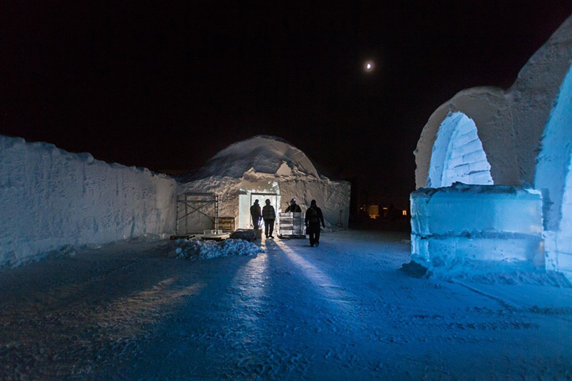 23rd ICEHOTEL art exhibition in sweden