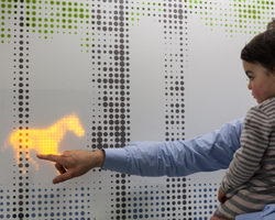 interactive installation at children's hospital by jason bruges studio