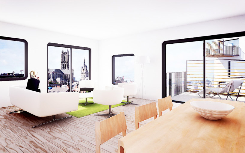 JDS architects: keizer karel building proposals, ghent 