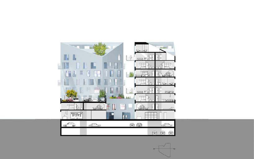 JDS architects: keizer karel building proposals, ghent 