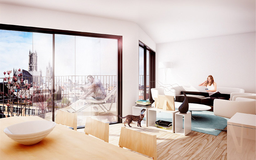 JDS architects: keizer karel building proposals, ghent 