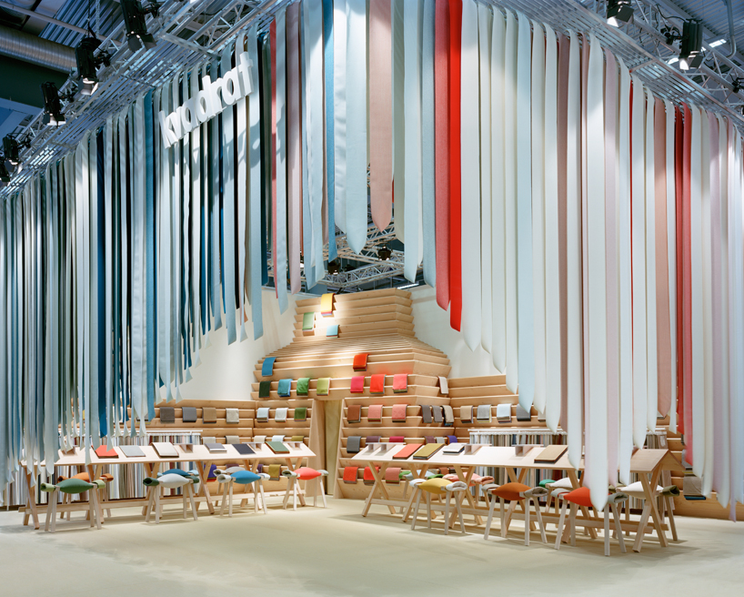 the picnic by raw edges   textile installation made of 1500 kvadrat straps