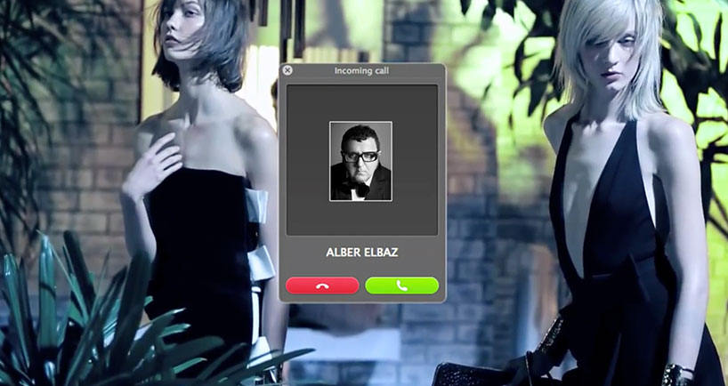 lanvin spring collection 2013   alber elbaz skype video call