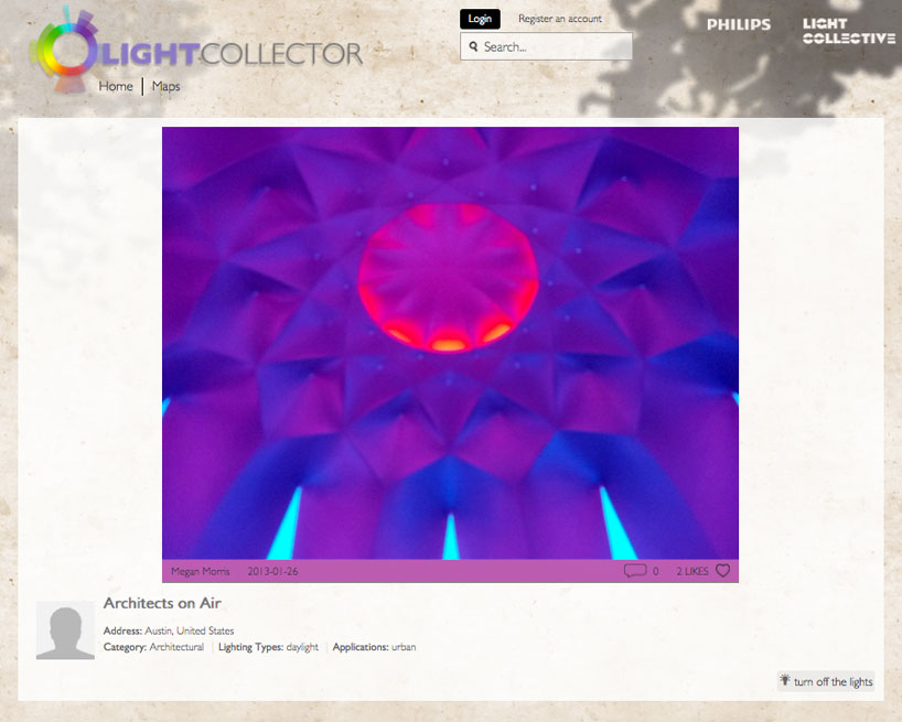 philips lightcollector app   a visual lighting resource