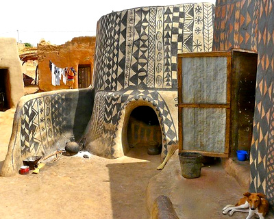 gurunsi earth houses of burkina faso