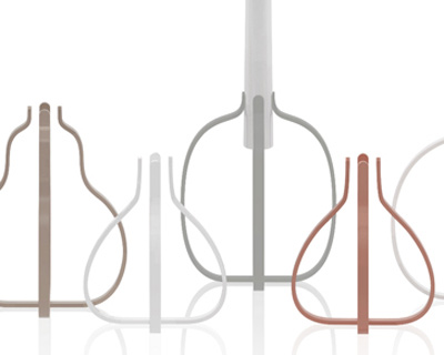 fruit shaped candle stands by nendo for discipline