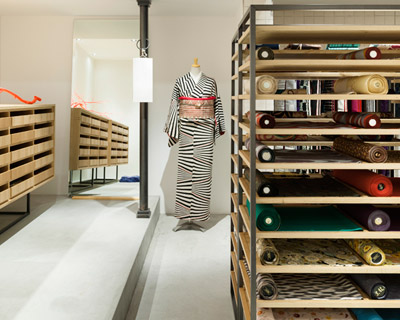 otsuka gofukuten kimono store design by yusuke seki