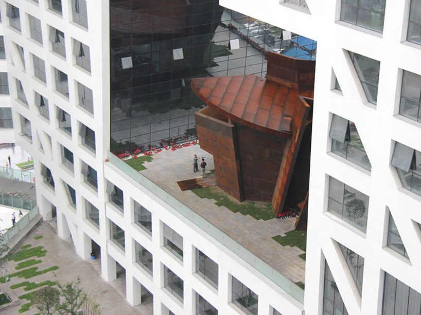 steven holl speaks about the completed sliced porosity block, chengdu
