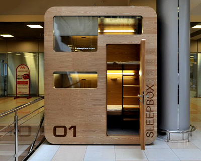arch group: sleepbox mobile hotel rooms