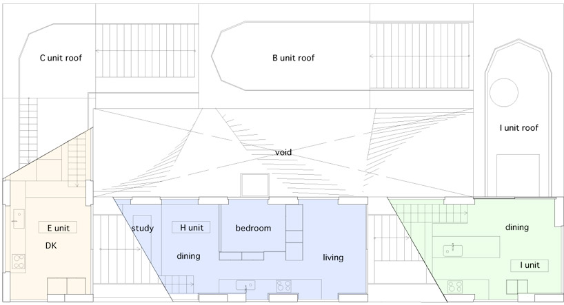 komada architects office: SLIDE house