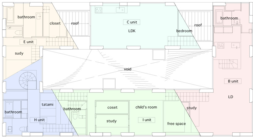 komada architects office: SLIDE house