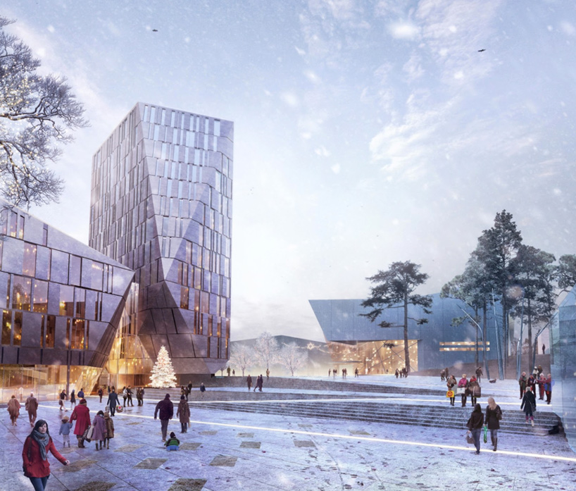 haptic + nordic to redesign straume's urban center in norway