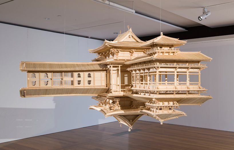 floating reflected temples by takahiro iwasaki