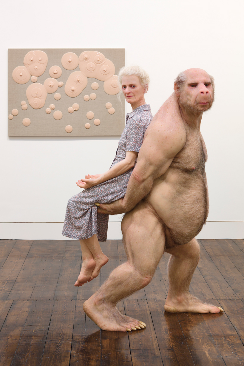 the carrier   a hyper real sculpture by patricia piccinini
